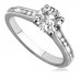 Shoulder Set Diamond Engagement Ring