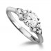 Modern Round Diamond Designer Ring