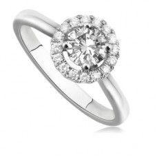 0.65ct Vs2/e Round Diamond Ring