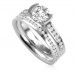 0.75ct Si/g Round Diamond Shoulder Set Ring