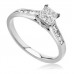 0.85ct G/si1 Princess Diamond Solitaire Ring