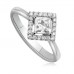 0.75ct Vs/ef Princess Diamond Ring