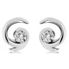 0.30ct Vs2/g Round Diamond Designer Earrings