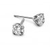 Round Diamond Stud Earrings