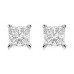 0.31ct Fg/si Princess Diamond Stud Earrings