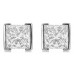 Eclipse Princess Cut Diamond Earrings