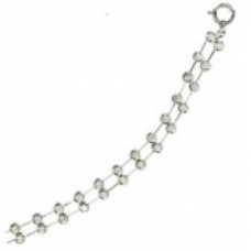Round Diamond Double Row Designer Bracelet Round Diamond Double Row Designer Bracelet
