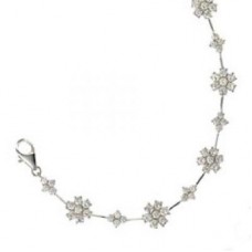 Round Diamond Flower Bracelet