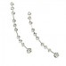 Round Diamond Drop Earrings