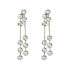 Round Diamond Drop Earrings