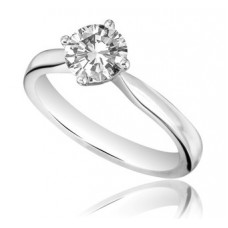 0.21ct I1/f Round Diamond Solitaire Ring