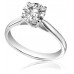 0.20ct I1/g Round Solitaire Diamond Ring