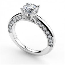 0.46ct Si2/g Round Diamond Ring