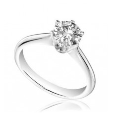 0.75ct Si3/g Round Diamond Solitaire Ring