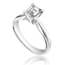 Gia Certified  0.53ct Vs2/g Asscher Cut Diamond Solitaire Ring