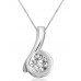 Flick Designer Round Diamond Pendant
