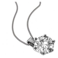 0.30ct I1/g Round Diamond Solitaire Pendant