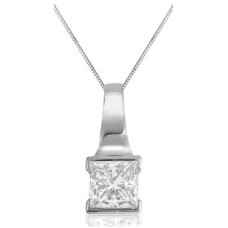 Princess Diamond Pendant