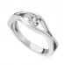 Wave Round Diamond Designer Ring