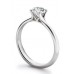 Gia Certified 0.31ct Si1/d Platinum Round Diamond Solitaire Ring