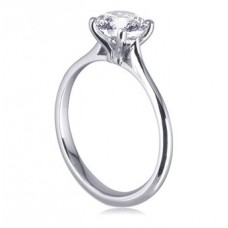 Classic Round Diamond Engagement Ring
