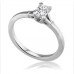 Split Shoulder Radiant Diamond Engagement Ring