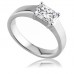Unique Modern Radiant Diamond Engagement Ring