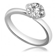 Modern Round Diamond Engagement Ring Modern Round Diamond Engagement Ring