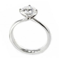 Sgl Certified 0.23ct I/g Round Diamond Solitaire Ring
