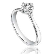 0.73ct Vs1/h Colour Round Diamond Solitaire