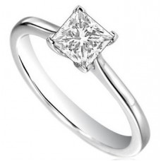 0.30ct Si/g Princess Diamond Solitaire Ring