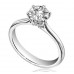18ct White Gold 0.26ct I1/g Round Diamond Solitaire Ring