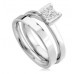 Eclipse Princess Cut Diamond Solitaire Ring