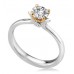 Prong Set Round Diamond Solitaire Ring