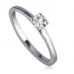0.31ct I1/f Round Diamond Solitaire Ring