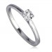 0.40ct Si1/f Round Diamond Solitaire Ring