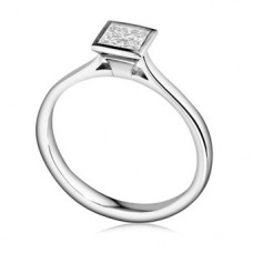 Princess Diamond Solitaire Ring