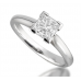0.51ct F/si1 Princess Solitaire Ring