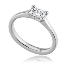 Modern Radiant Diamond Engagement Ring