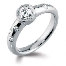 Round Diamond Designer Ring