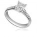 0.75ct G /si Princess Diamond Ring