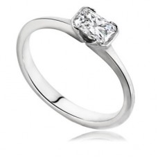 Unique Radiant Diamond Engagement Ring