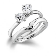 Two Stone Round Diamond Ring
