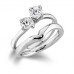 Two Stone Round Diamond Ring