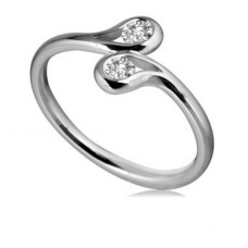 Two Stone Round Diamond Ring
