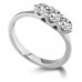 Lavish Round Diamond Trilogy Ring