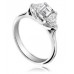 Asscher & Trillian Diamond Trilogy Ring