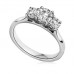 Classic Round Diamond Trilogy Ring