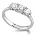 Classic Round Diamond Trilogy Ring