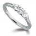 Graduated Round Diamond Trilogy Ring